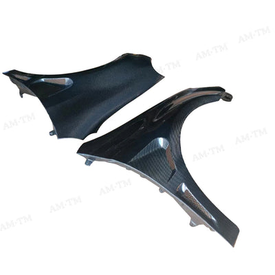 Ailes Avant Carbone Volkswagen Golf 6 MK6 GTI R - vue de trois-quarts - Becquet Voiture