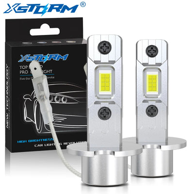 Ampoule LED H1 H3 H7 Universelle 60W Phare Voiture - détail du montage - Becquet Voiture