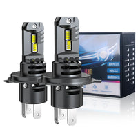 Ampoule LED H4 Canbus CSP 6500K 12V (Faisceau Hi/Lo) - vue de face - Becquet Voiture