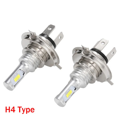 Ampoule LED H4 H7 H15 Universelle 30000LM Phare Auto - packshot studio - Becquet Voiture
