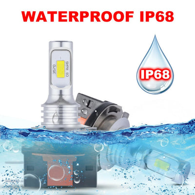 Ampoule LED H4 H7 H15 Universelle 30000LM Phare Auto - vue de profil - Becquet Voiture