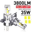 Ampoule LED Phare Mini Sans Fil H7 H4 6500K Universelle