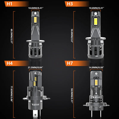 Ampoule LED Universelle Phare Voiture Multi-Culots - packshot studio - Becquet Voiture