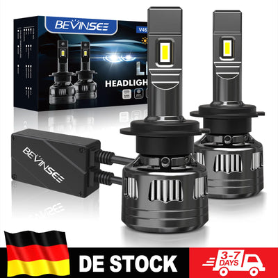 Ampoule LED Volkswagen H7 120W 22000LM Canbus 6000K - vue de face - Becquet Voiture