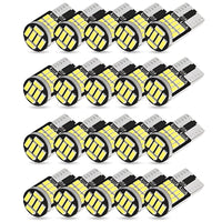 Ampoule LED W5W T10 Habitacle Plaque 5W - installé sur véhicule - Becquet Voiture