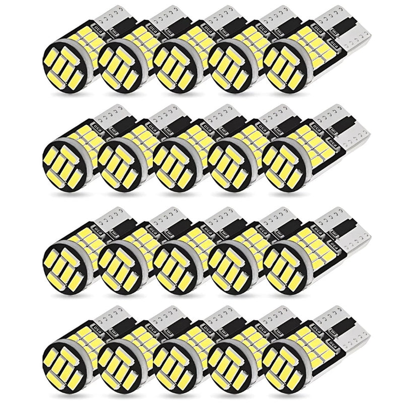 Ampoule LED W5W T10 Habitacle Plaque 5W - installé sur véhicule - Becquet Voiture