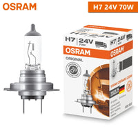 OSRAM Halogenlampen H1 H3 H4 H7 24V Lkw - Rückansicht 2 - Becquet Voiture