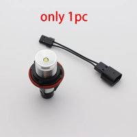 Ampoules LED Angel Eyes 6000K BMW X3 E83 2007-2011 - détail du montage - Becquet Voiture