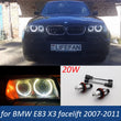 Ampoules LED Angel Eyes 6000K BMW X3 E83 2007-2011