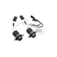 Ampoules LED Angel Eyes 60W BMW Série 3 E90 E91 LCI - détail du montage - Becquet Voiture