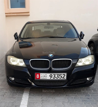 Ampoules LED Angel Eyes 60W BMW Série 3 E90 E91 LCI - installé sur véhicule - Becquet Voiture