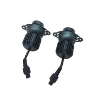 Ampoules LED Angel Eyes BMW E90 E91 LCI 2009-2011 - installé sur véhicule - Becquet Voiture