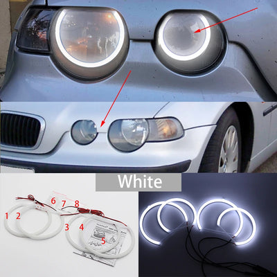 Ampoules LED Angel Eyes BMW Série 3 E46 1998-2005 - packshot studio 2 - Becquet Voiture