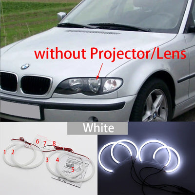 Ampoules LED Angel Eyes BMW Série 3 E46 1998-2005 - vue arrière 2 - Becquet Voiture