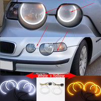 Ampoules LED Angel Eyes BMW Série 3 E46 1998-2005 - vue de profil 2 - Becquet Voiture