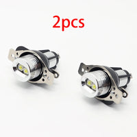 Ampoules LED Angel Eyes BMW Série 3 E90 E91 LCI 2009-2011 - détail du montage - Becquet Voiture