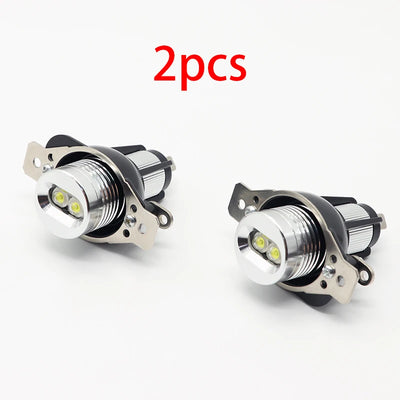 Ampoules LED Angel Eyes BMW Série 3 E90 E91 LCI 2009-2011 - détail du montage - Becquet Voiture