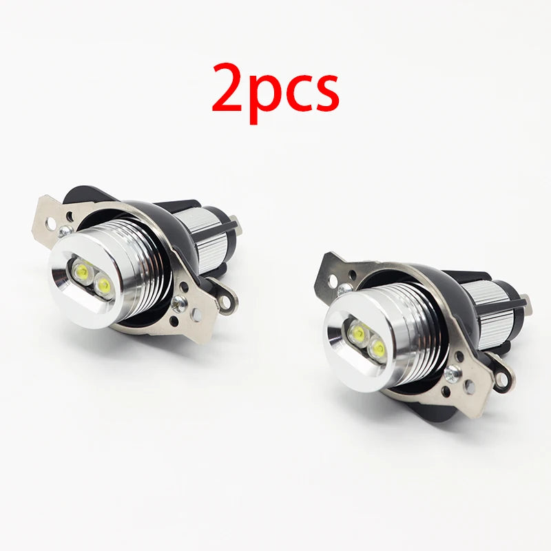 Ampoules LED Angel Eyes BMW Série 3 E90 E91 LCI 2009-2011 - détail du montage - Becquet Voiture