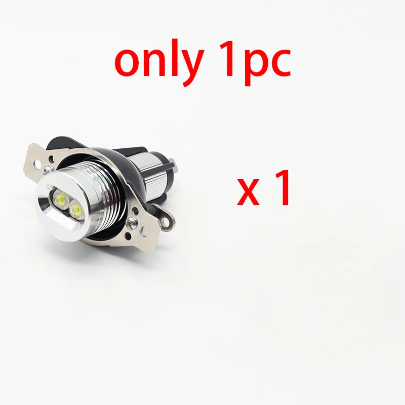 Ampoules LED Angel Eyes BMW Série 3 E90 E91 LCI 328i 335i - vue rapprochée - Becquet Voiture