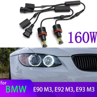 Ampoules LED Angel Eyes BMW Série 3 E90 E92 E93 M3 2008-2013 - vue de face - Becquet Voiture