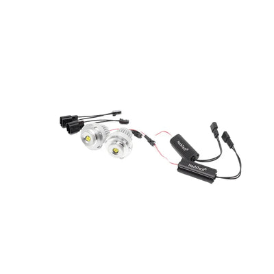 Ampoules LED Angel Eyes BMW Série 5 E60 E61 2007-2010 - détail du montage - Becquet Voiture
