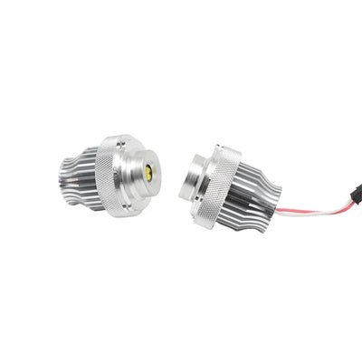 Ampoules LED Angel Eyes BMW Série 5 E60 E61 2007-2010 - installé sur véhicule - Becquet Voiture