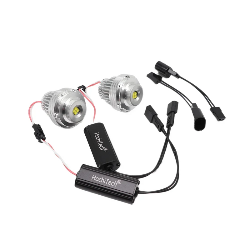 Ampoules LED Angel Eyes BMW Série 5 E60 E61 2007-2010 - packshot studio - Becquet Voiture