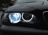 Ampoules LED Angel Eyes CCFL BMW E46 6000K Coupé Berline - vue arrière - Becquet Voiture