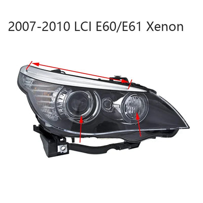 Ampoules LED Angel Eyes H8 BMW Série 5 E60 E61 - vue de profil - Becquet Voiture