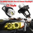 Ampoules LED Angel Eyes Jaune Citron BMW E90 E91 2004-2008