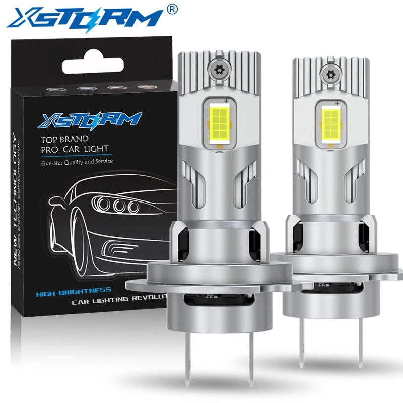 BMW LED Bulbs H1 H7 60000LM Canbus Plug & Play - fitting detail - Becquet Voiture