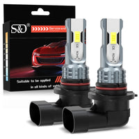 Ampoules LED BMW H8 H11 H4 9005 30000LM Canbus CSP - vue rapprochée - Becquet Voiture