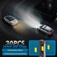 Ampoules LED D1S D2S D3S D5S VW BMW Mercedes 80W 8000LM - vue de trois-quarts - Becquet Voiture