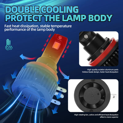 Ampoules LED H15 Canbus CSP Audi BMW Ford Mercedes (2024) - packshot studio - Becquet Voiture