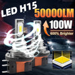 Ampoules LED H15 Canbus VW Golf MK6 BMW Mercedes Audi DRL
