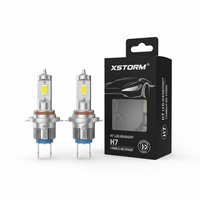 Ampoules LED H4 H7 H11 9005 9006 Canbus 6000K - vue de face - Becquet Voiture