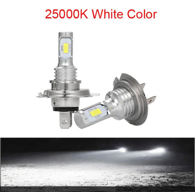 Ampoules LED H7 H11 9005 9006 H4 Universelles - vue de profil 2 - Becquet Voiture