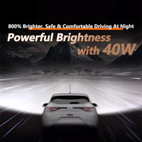 Ampoules LED OSRAM H4 H7 H8 H11 HB3 HB4 6000K 80W - vue de trois-quarts - Becquet Voiture