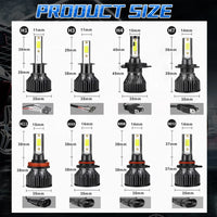 Ampoules LED Phares Auto 6000K 12V (Multi-Culots) - packshot studio - Becquet Voiture