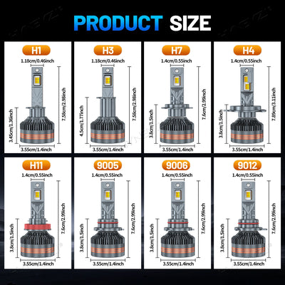 Ampoules LED Tricolores Télécommande Canbus (Kit 2 Pièces) - packshot studio - Becquet Voiture