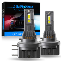 Ampoules Phares LED H4 H7 H15 Canbus Volkswagen BMW Mercedes Audi - vue rapprochée - Becquet Voiture