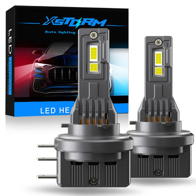 Ampoules Phares LED H4 H7 H15 Canbus Volkswagen BMW Mercedes Audi - vue rapprochée - Becquet Voiture