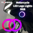 Anneau LED Angel Eyes 50mm RGB Bluetooth Logo BMW