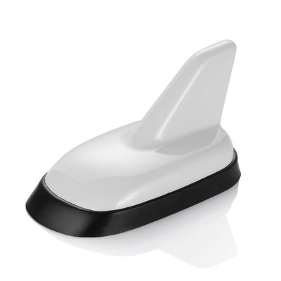 Antenne Requin Audi VW Style 11.5cm Noir Blanc - installé sur véhicule - Becquet Voiture