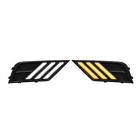 Antibrouillard LED DRL VW Tiguan 2017-2019 Blanc Jaune - détail du montage - Becquet Voiture