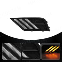Antibrouillard LED DRL VW Tiguan 2017-2019 Blanc Jaune - installé sur véhicule - Becquet Voiture