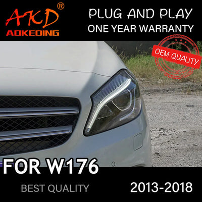 Antibrouillard LED Mercedes Classe A W176 2013-2018 - vue de face - Becquet Voiture