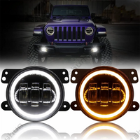 Antibrouillards LED DRL Jeep Wrangler JK Dodge Charger - vue de face - Becquet Voiture