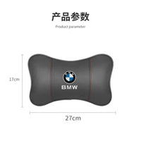 Appuie-Tête BMW Coussin de Nuque avec Logo - installé sur véhicule - Becquet Voiture