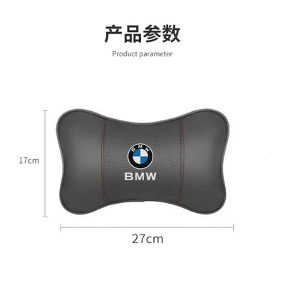 Appuie-Tête BMW Coussin de Nuque avec Logo - installé sur véhicule - Becquet Voiture